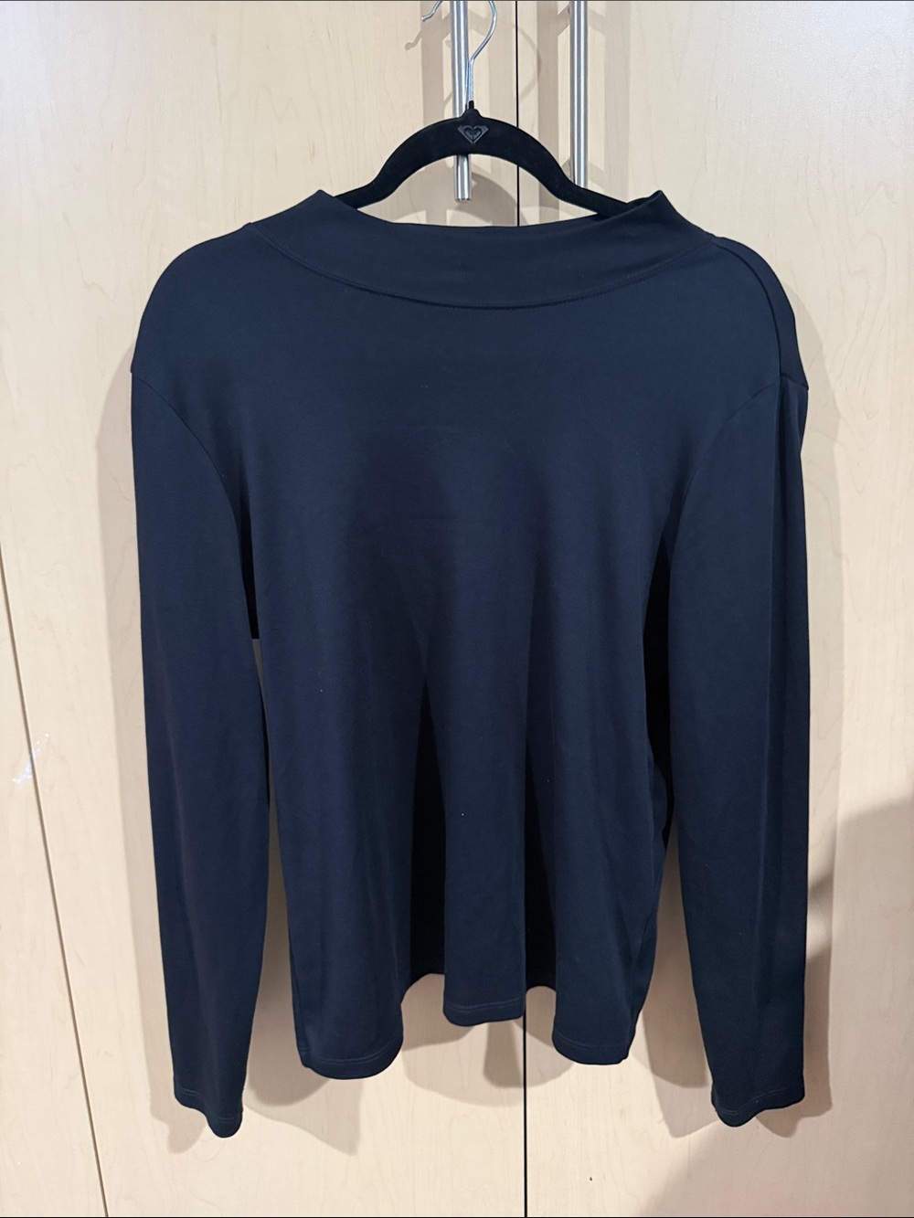 L.L. Bean Men's Black Crewneck Long-Sleeve Sweater